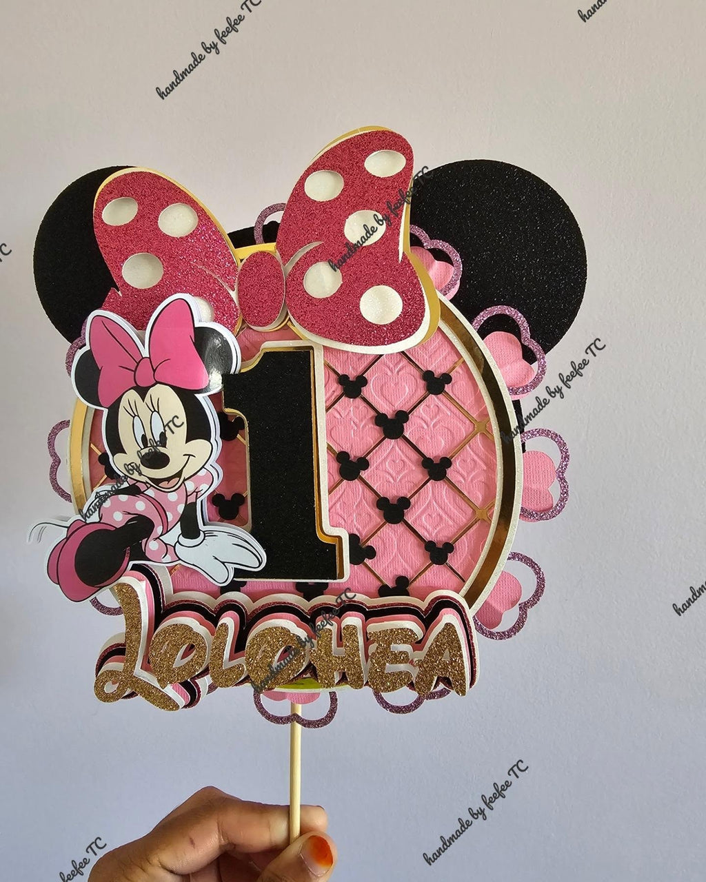 🎀 Minnie Mouse Cake Topper 🎀