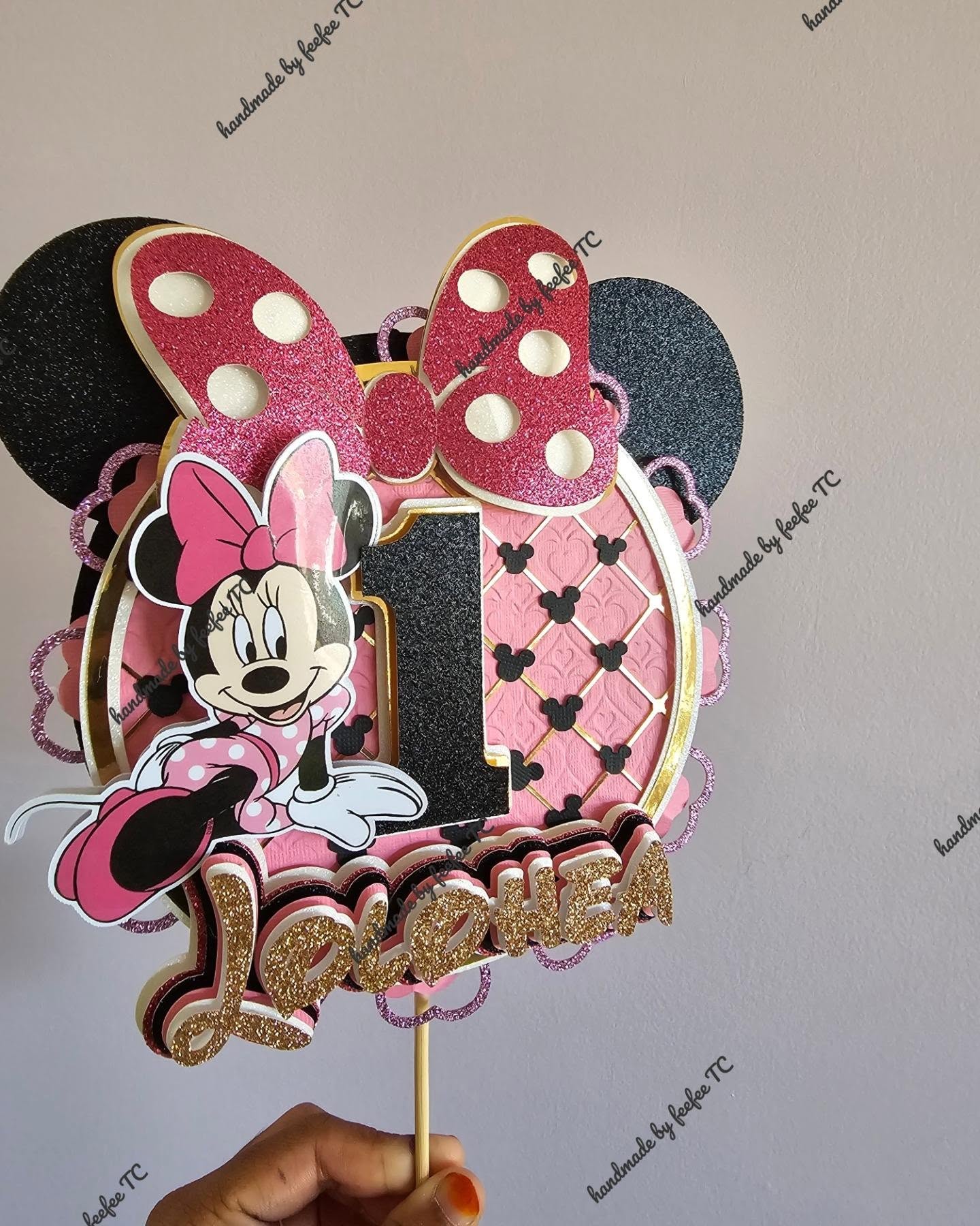 🎀 Minnie Mouse Cake Topper 🎀