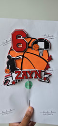 🏀 Personalised Basketball Cake Topper 🏀