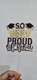 🎓 Graduation Cake Topper – So Very Proud of You 🎓
