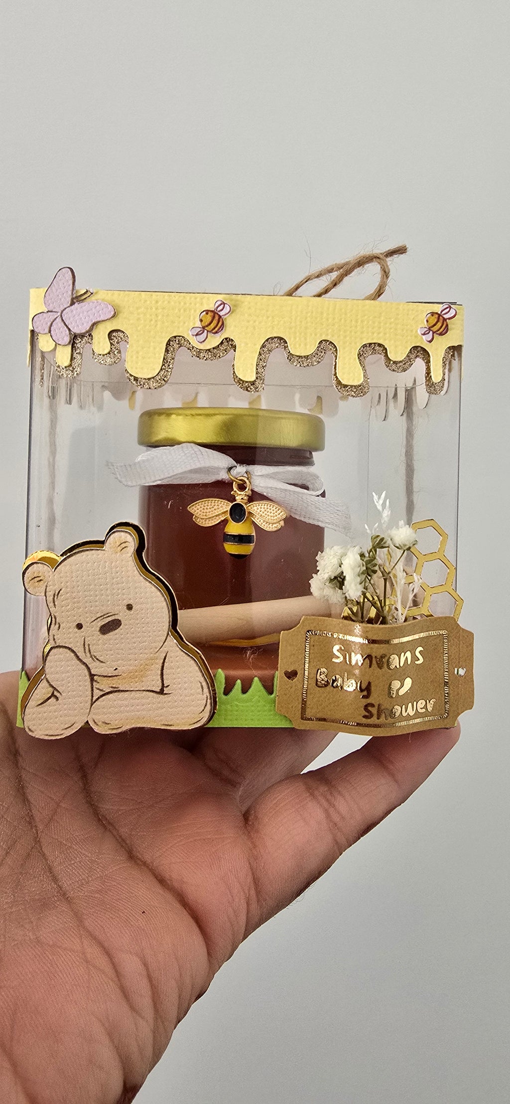 🍯 Winnie the Pooh Honey Jar Baby Shower Favour 🍯