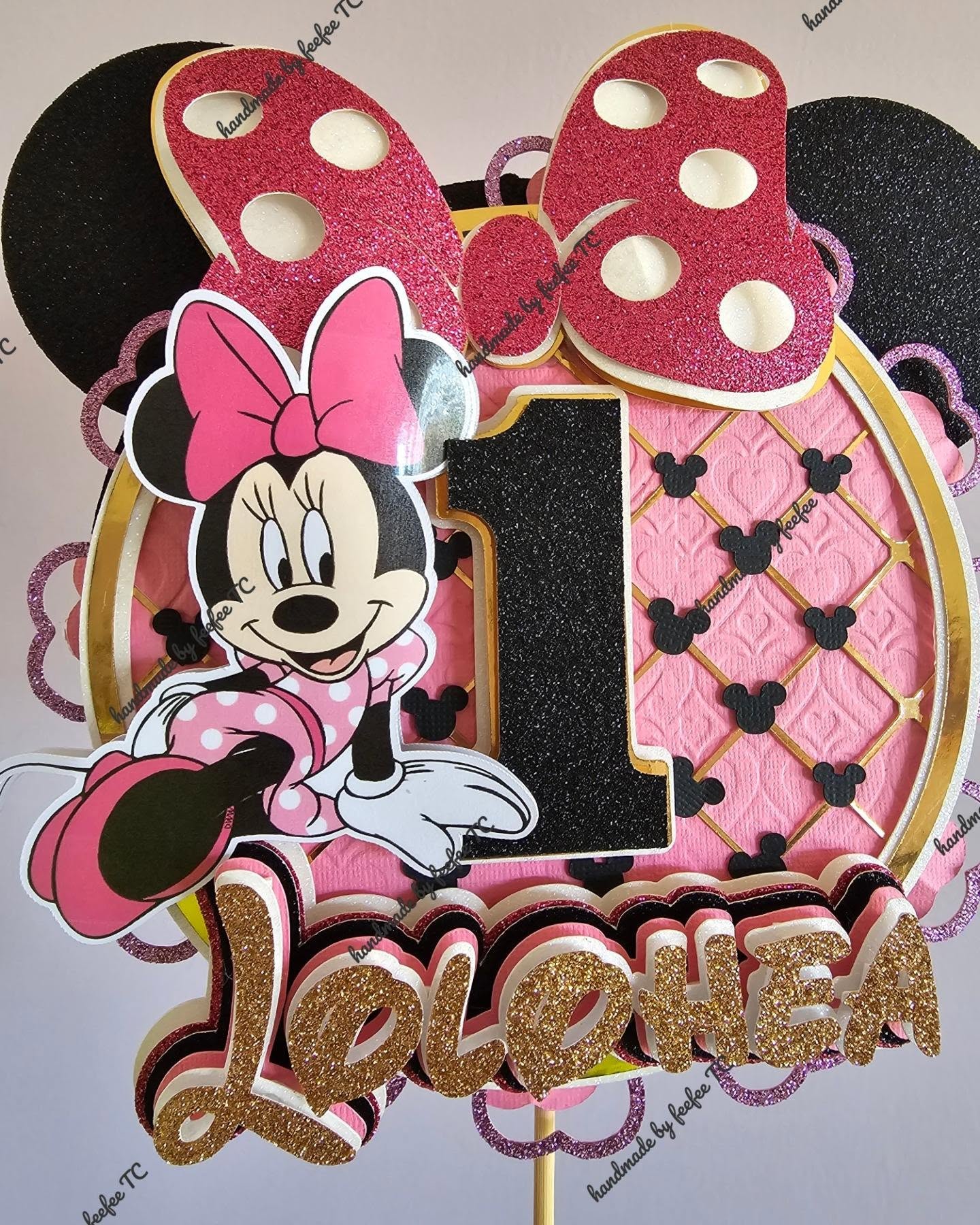 🎀 Minnie Mouse Cake Topper 🎀