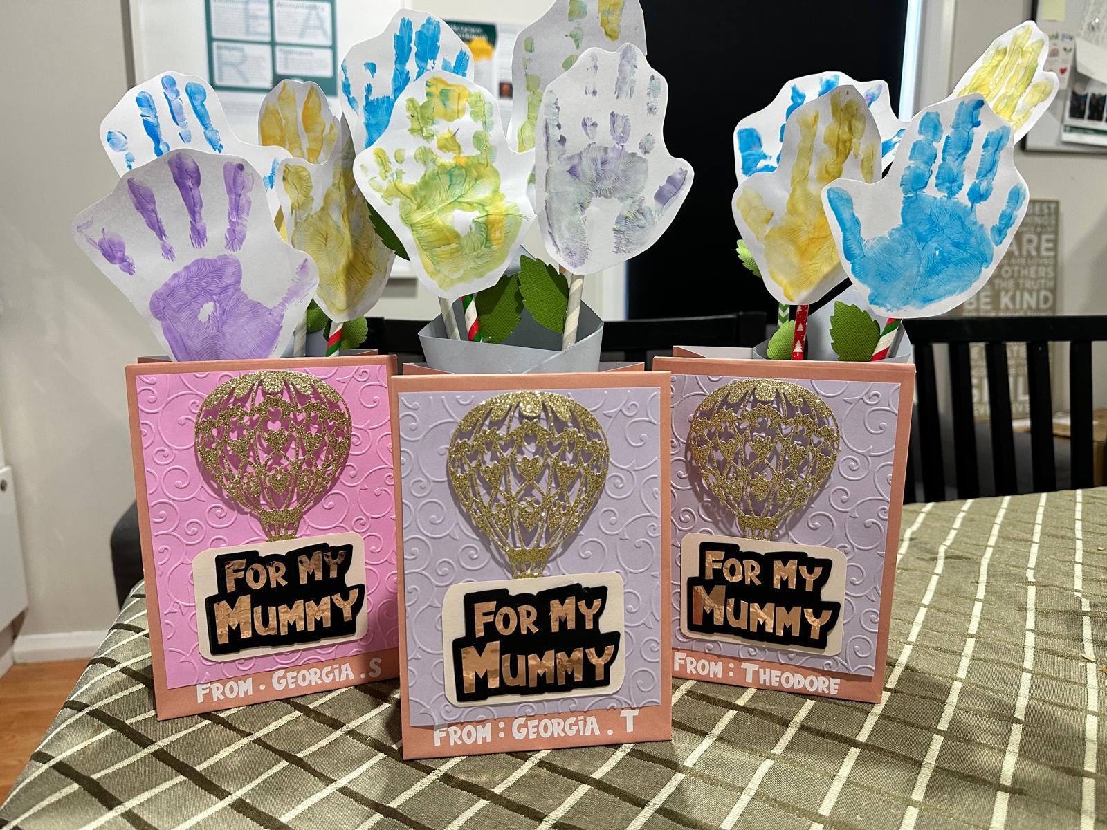 💖 Personalised Handprint Keepsake Card for Mum 💖