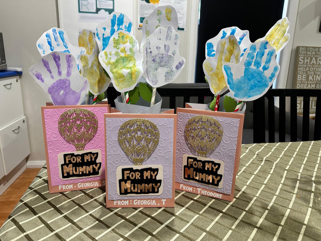 💖 Personalised Handprint Keepsake Card for Mum 💖
