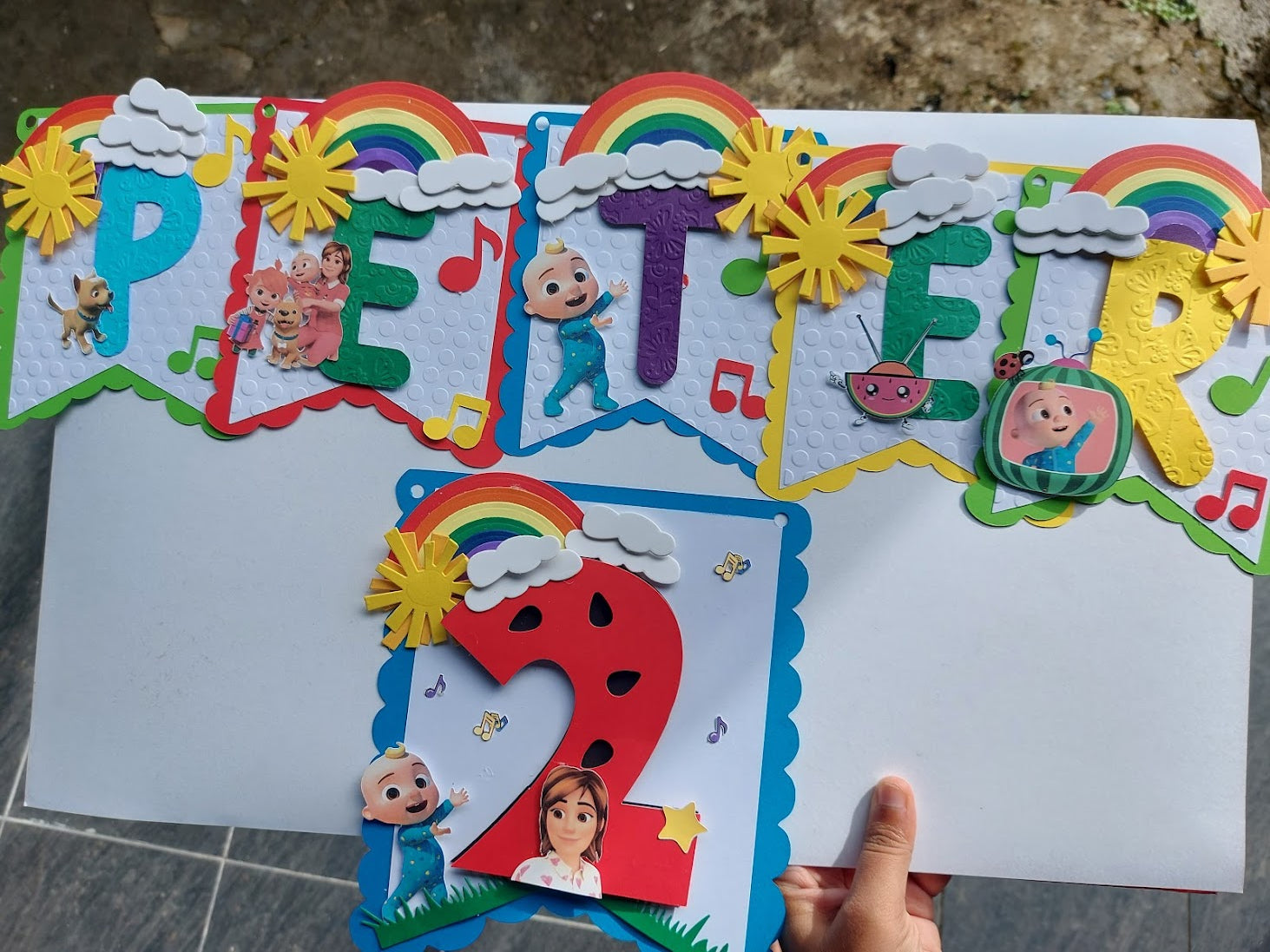 Cocomelon Birthday Banner