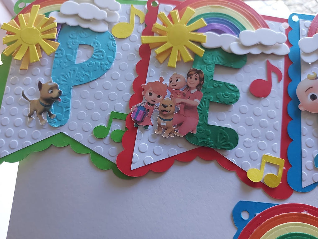Cocomelon Birthday Banner