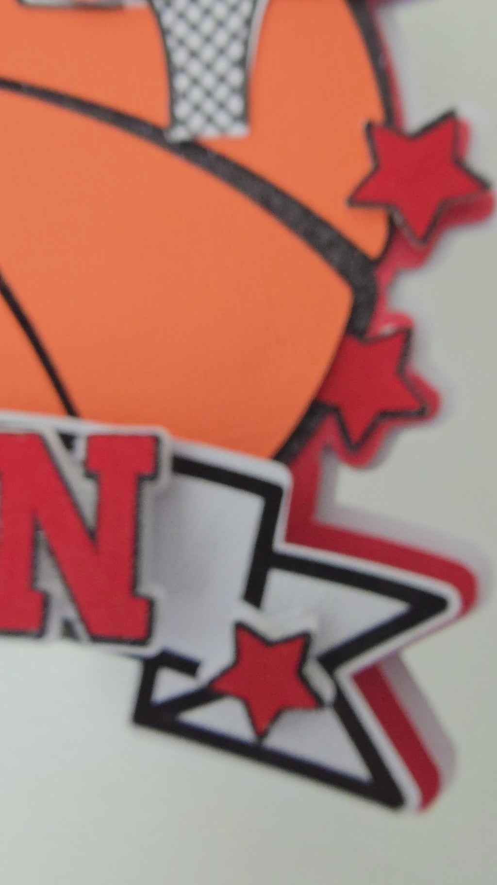 🏀 Personalised Basketball Cake Topper 🏀