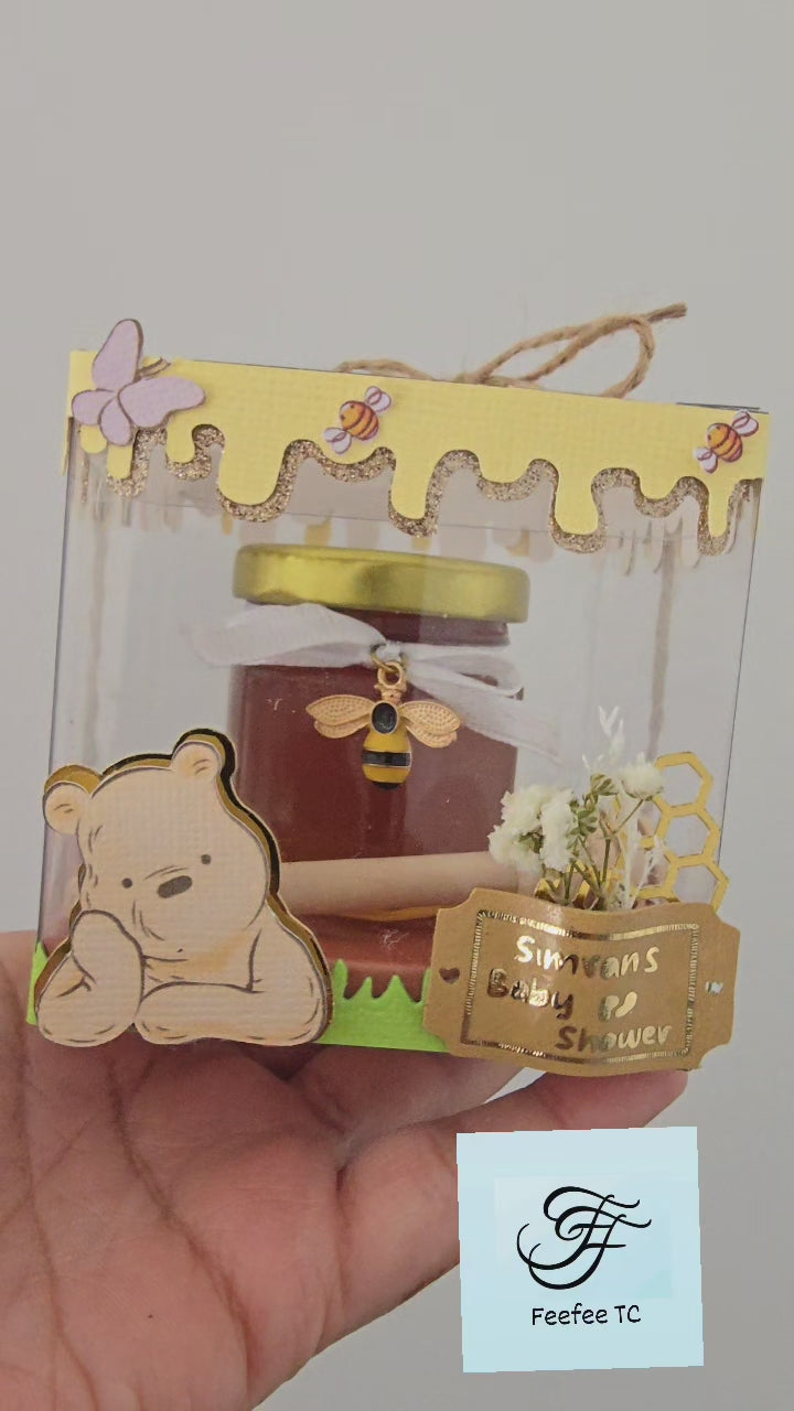 🍯 Winnie the Pooh Honey Jar Baby Shower Favour 🍯