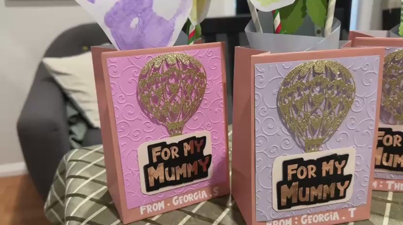 💖 Personalised Handprint Keepsake Card for Mum 💖